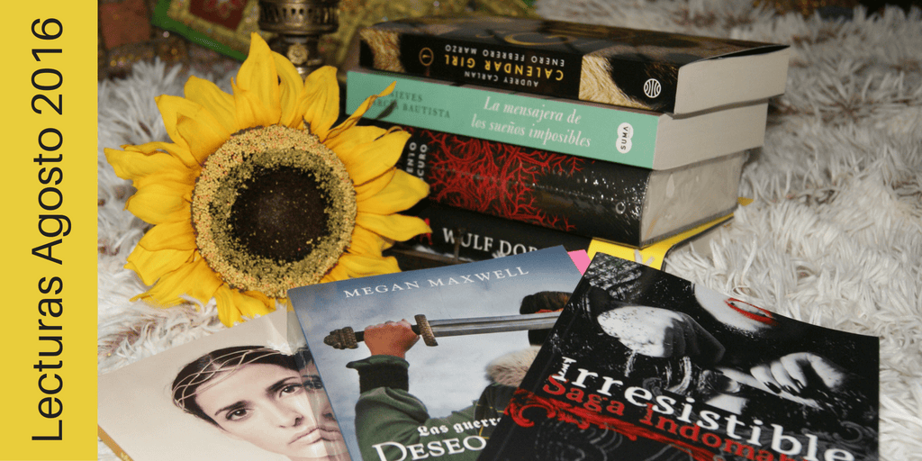 Wrap up Agosto 2016. Los libros de&nbsp;Jade.