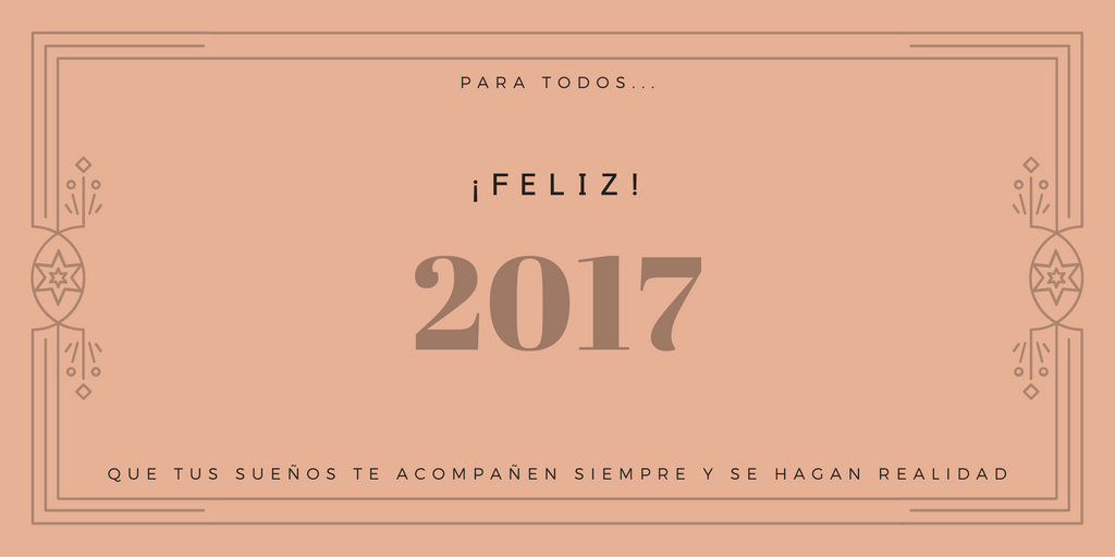 Feliz año 2017 y algún cambio que&nbsp;otro.