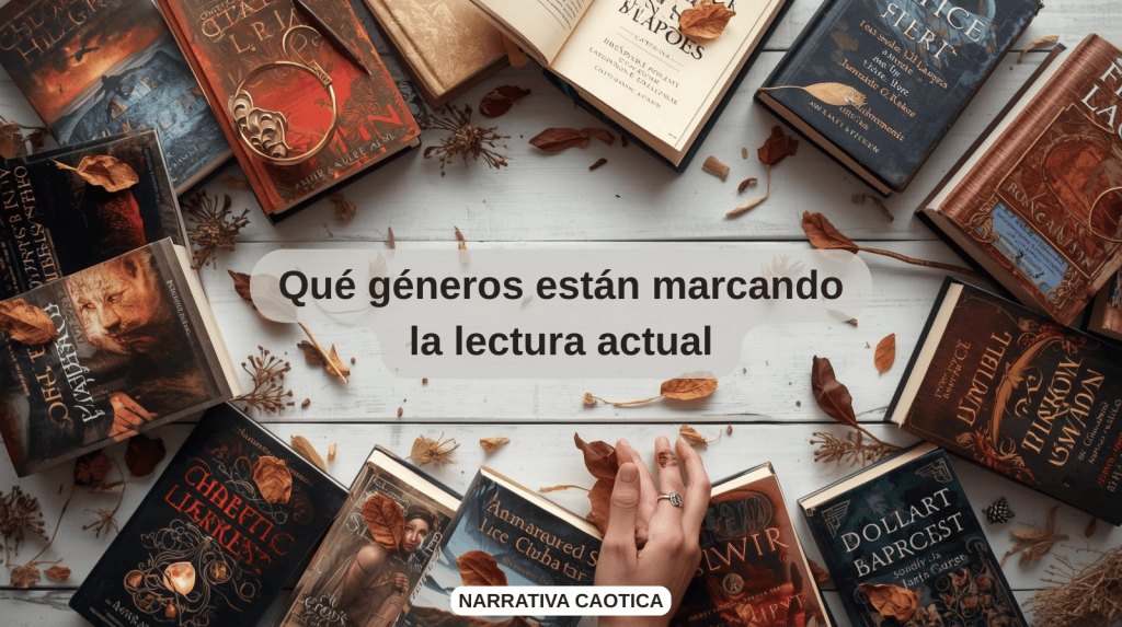 Lecturas que enganchan: géneros literarios emergentes que debes conocer.