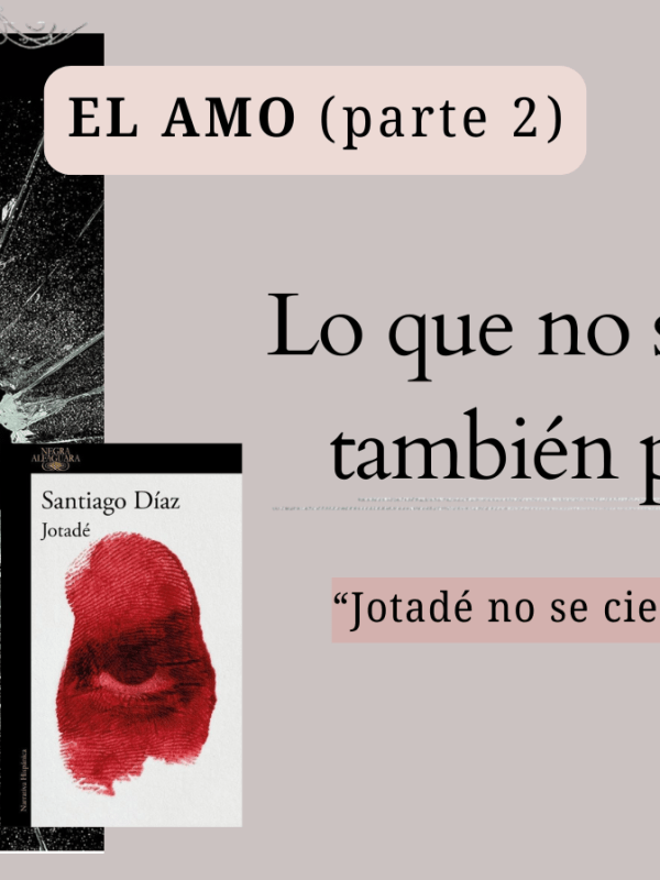 El amo (Jotadé 2): nuevo thriller de Santiago Díaz- Novela&nbsp;negra.