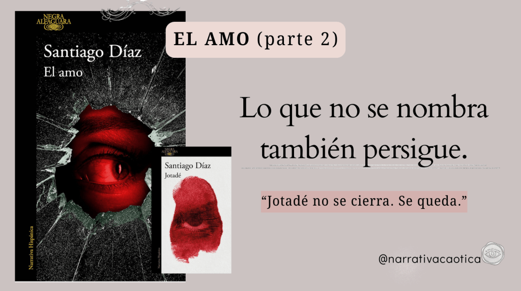 El amo (Jotadé 2): nuevo thriller de Santiago Díaz- Novela negra.