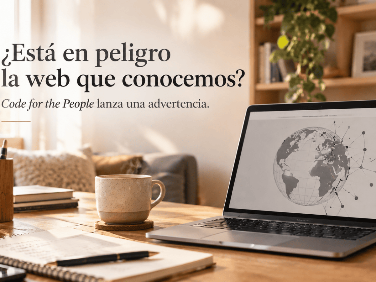 ¿Está en peligro la web que conocemos? Code for the People lanza una&nbsp;advertencia