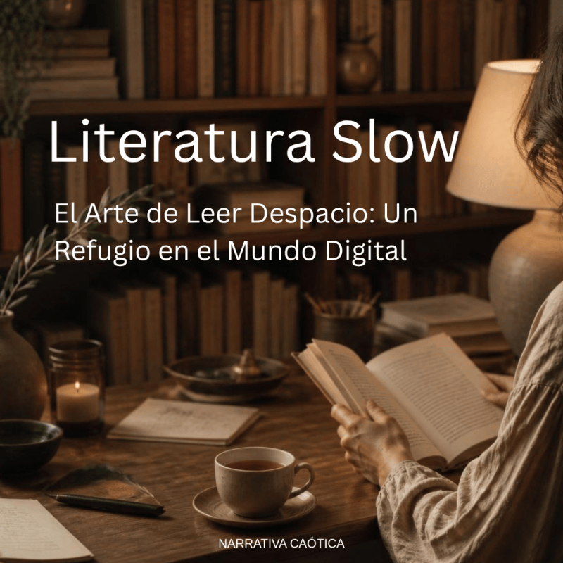 El Arte de Leer Despacio: Un Refugio en el Mundo Digital. ‘Literatura Slow’